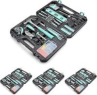 Vista 9 de Yaxa Basics Kit de herramientas domésticas de 142 piezas para reparación del hogar, herramientas manuales con estuche de almacenamiento, 13.39 x