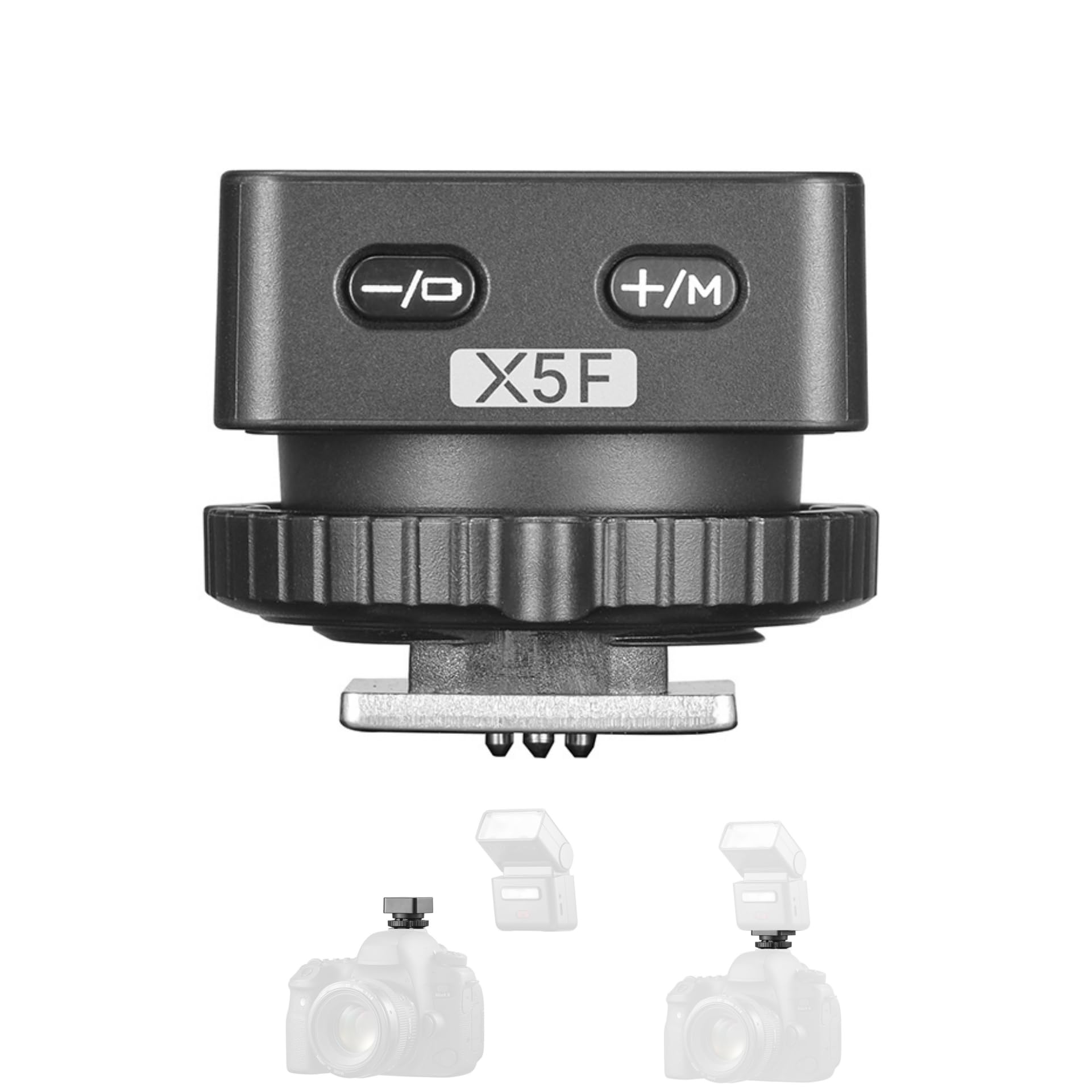 Godox X5F Déclencheur de flash sans fil HSS TTL pour appareils photo Fuji, sabot magnétique compatible avec flash d'appareil photo Godox iT32