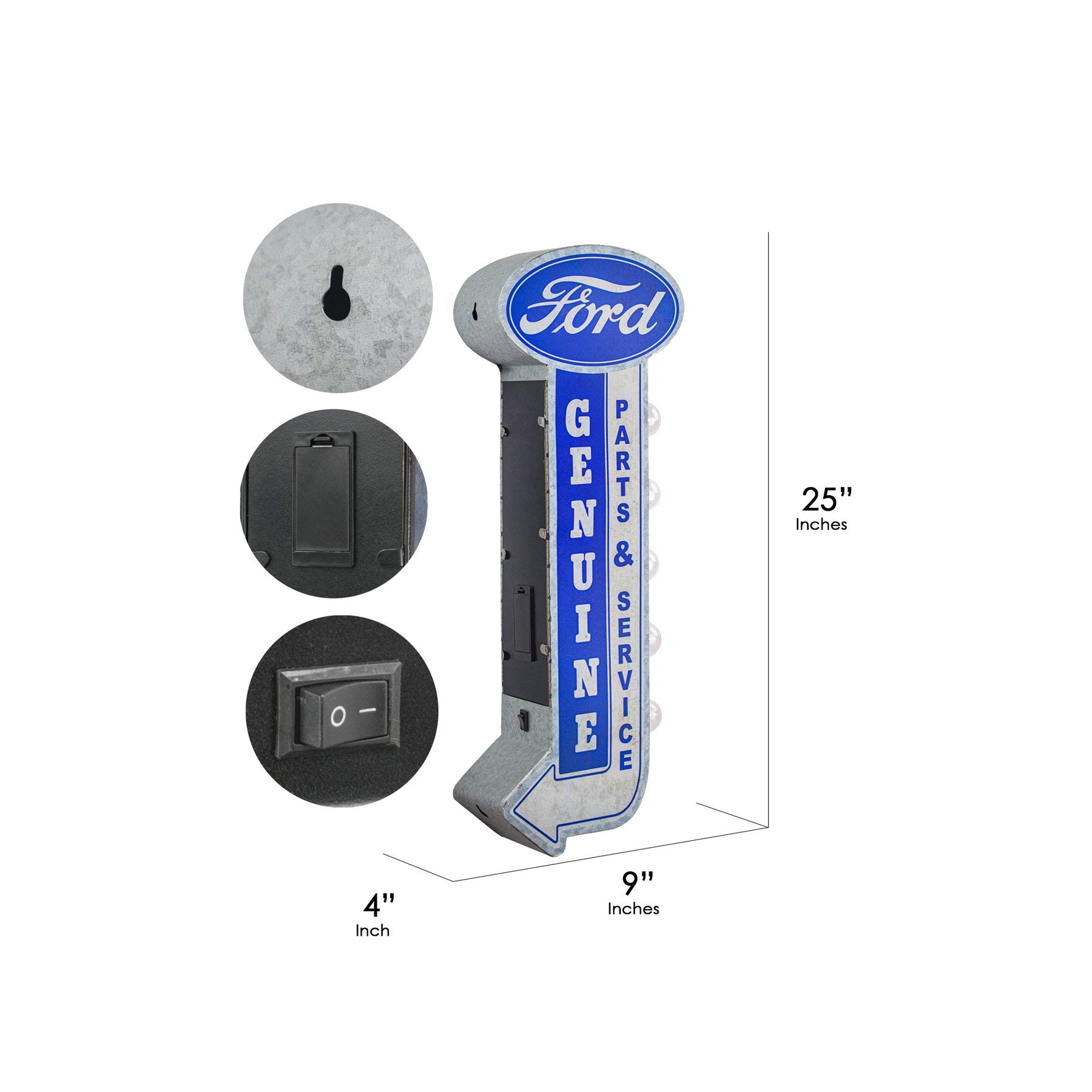 Amazon.com: Ford Parts Service Garage - Reproduction Vintage 