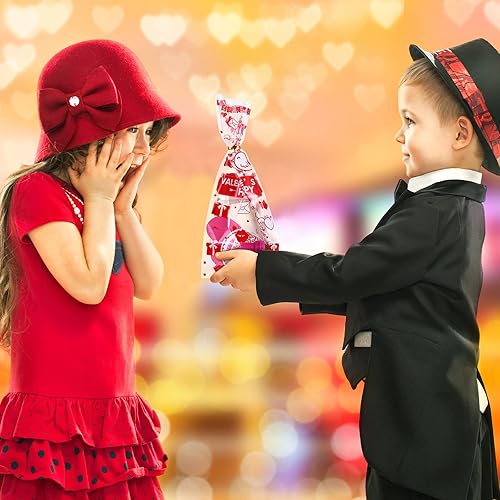 Miniatura 5 de 260 piezas de regalos para el día de San Valentín para niños en el aula con lápiz, sellos, borradores, bolsas, calcomanías, tarjetas y sacapuntas de