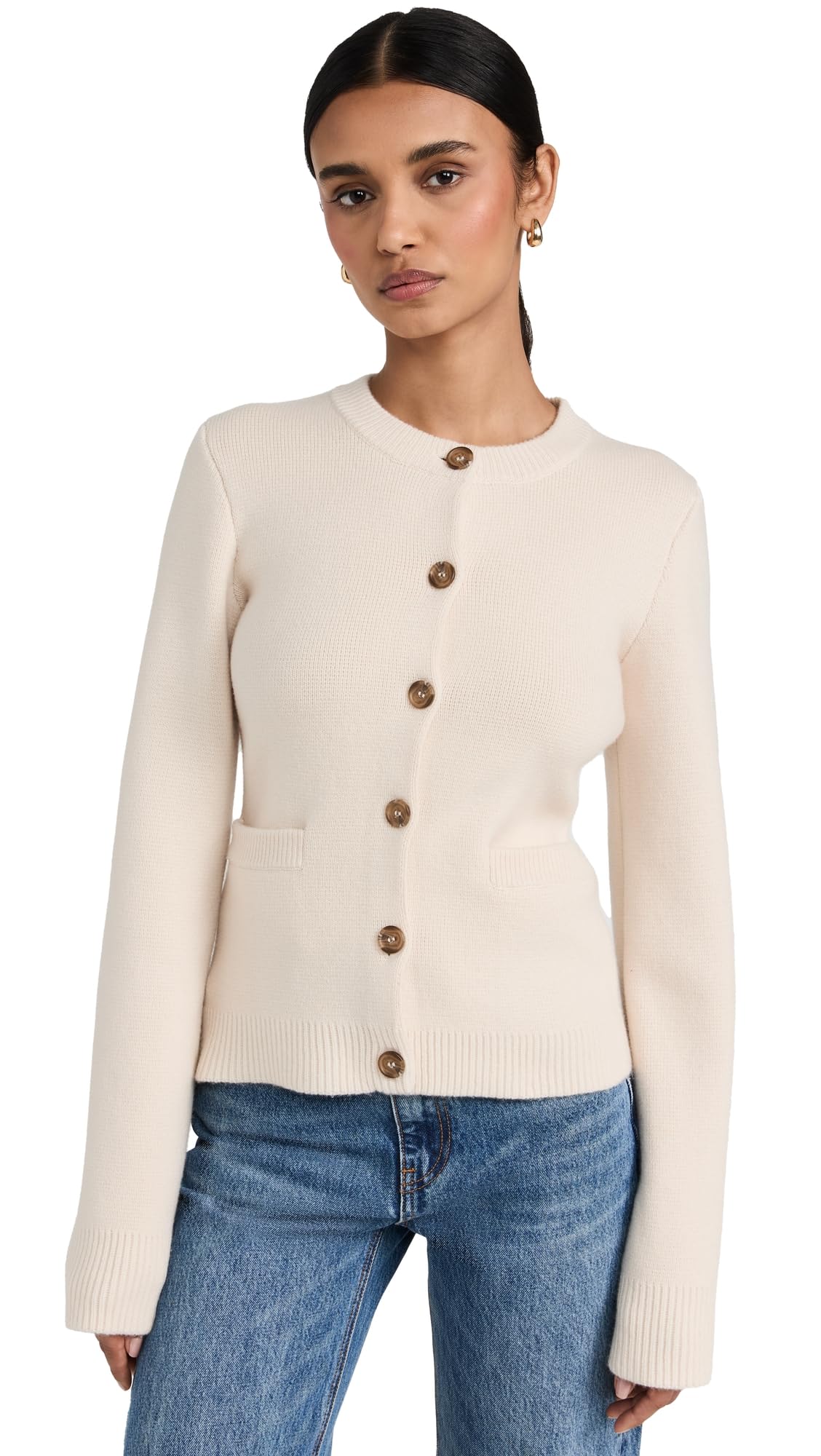 Womens Cooper Cardigan Warm Ivory