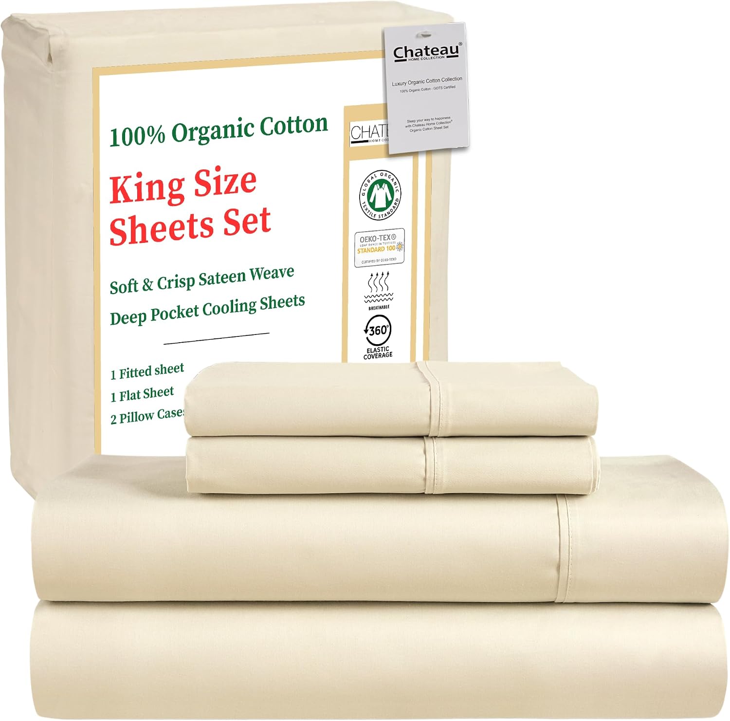 Chateau Home Collection Cotton Sheets