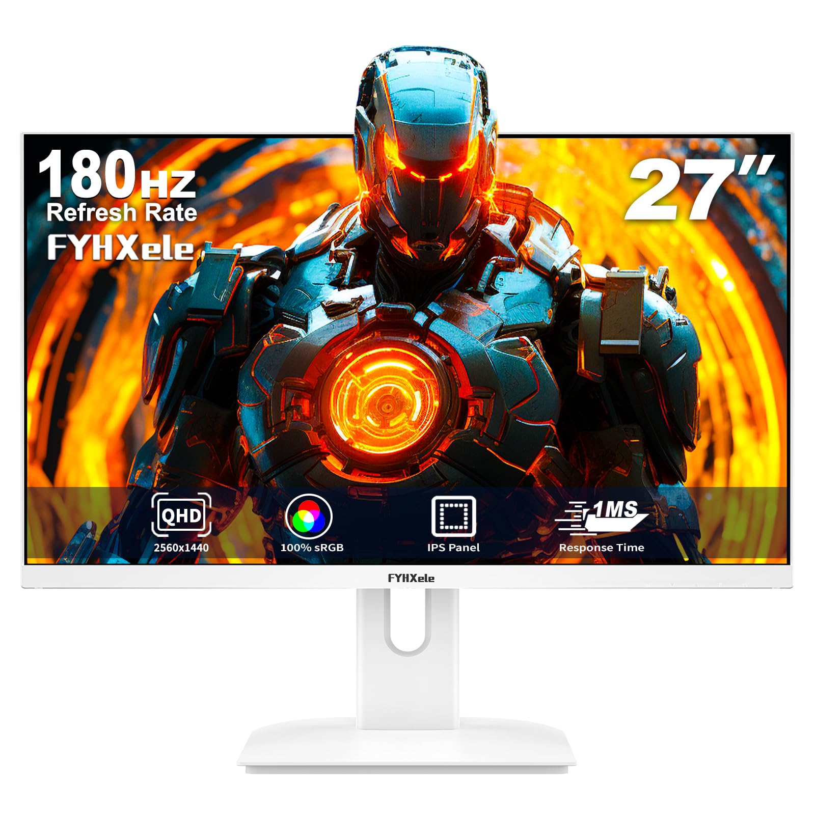 CPU LED Curved White Monitor 27 inches Amazon.com: CRUA 27