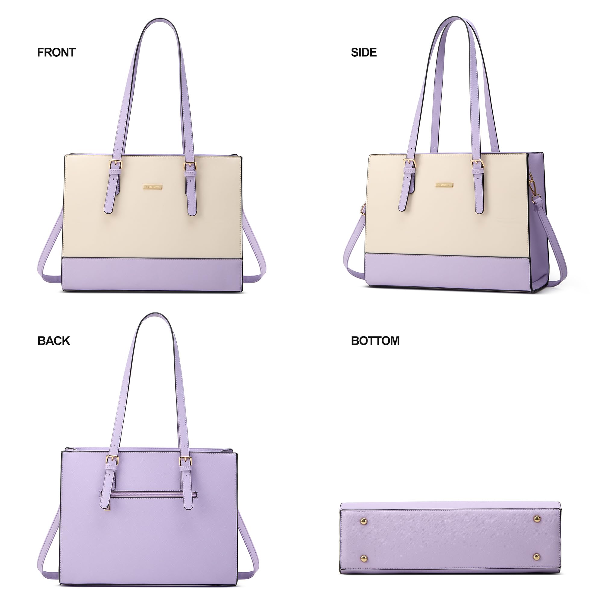 Modische Damen-Handtaschen, Tragetasche, Schultertasche, Tragegriff oben, Geldbörsen-Set