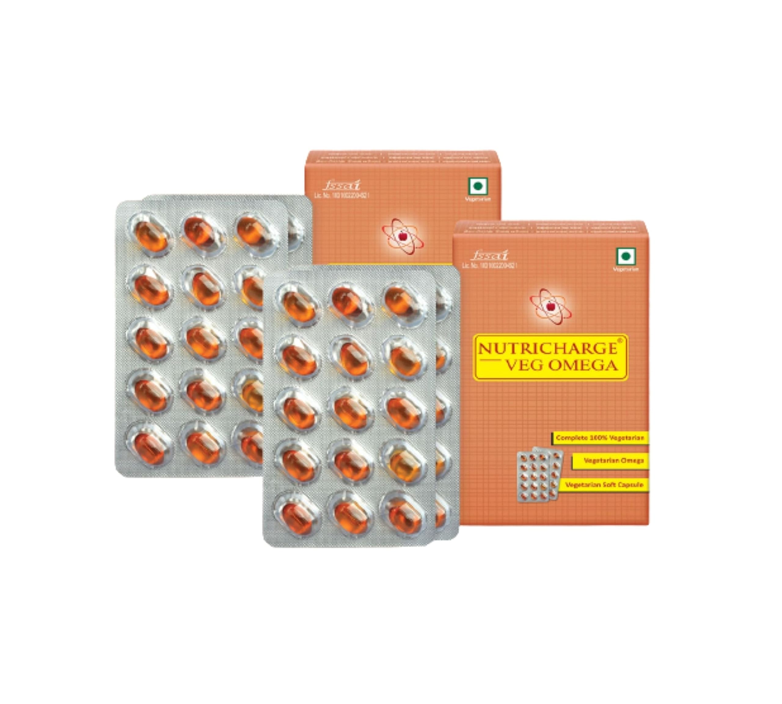 Nutricharge Veg Omega Plant based omega Soothes dry and flaky scalp (Pack Of 2)-picture-28