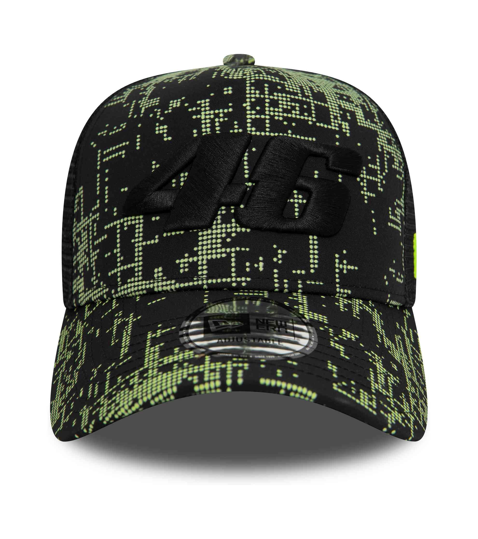 VR46 New ERA Spring 2024 Cap, Hombre, Negro, Talla única