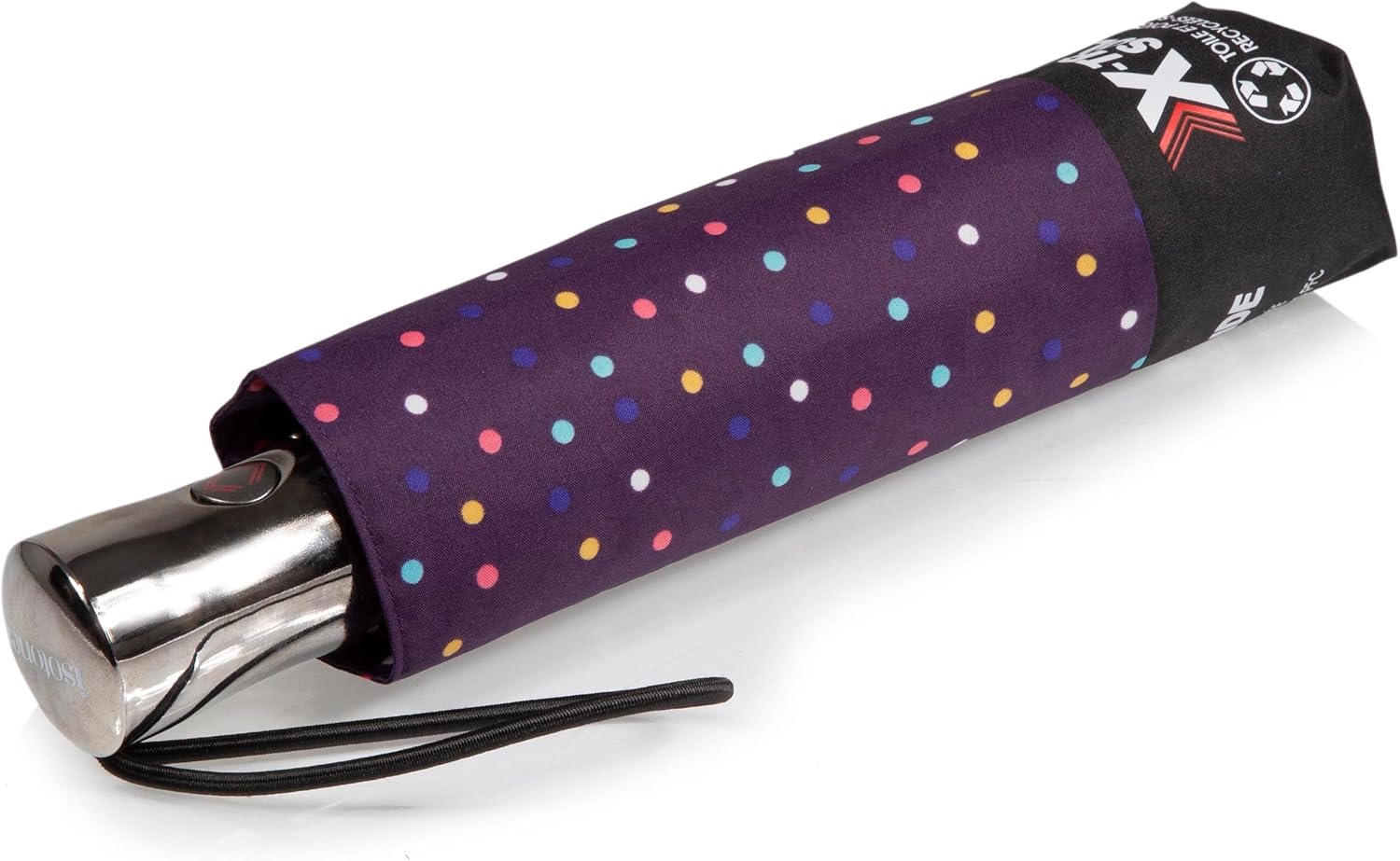 Parapluie Déperlant 100 Cm Diamètre Parapluie Isotoner Femme X-Tra Solide - Garanti à Vie, Ouverture Automatique Parapluie Automatique