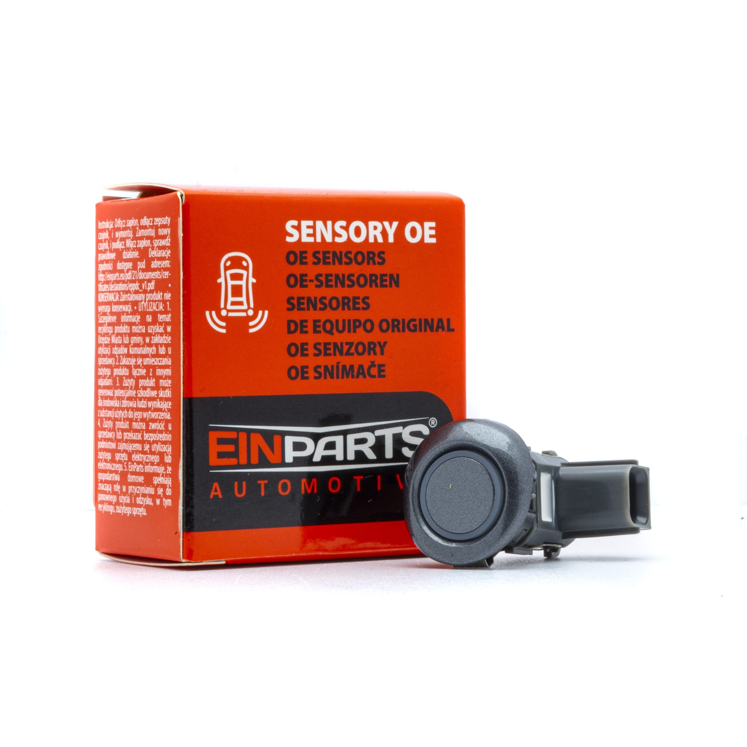EinParts PDC OEM Czujnik Parkowania z przodu/tyłu, Czujnik Cofania Kompatybilny z Citroen C4 AirCross, C-Crosser, Mitsubishi Outlander II, Peugeot 4007