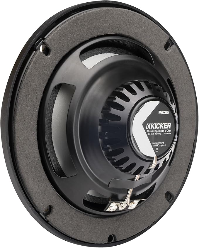 Par Kicker 51PSC652 6.5" 120W Parlantes para Moto/ATV/UTV + Altavoz Bluetooth miniatura 4