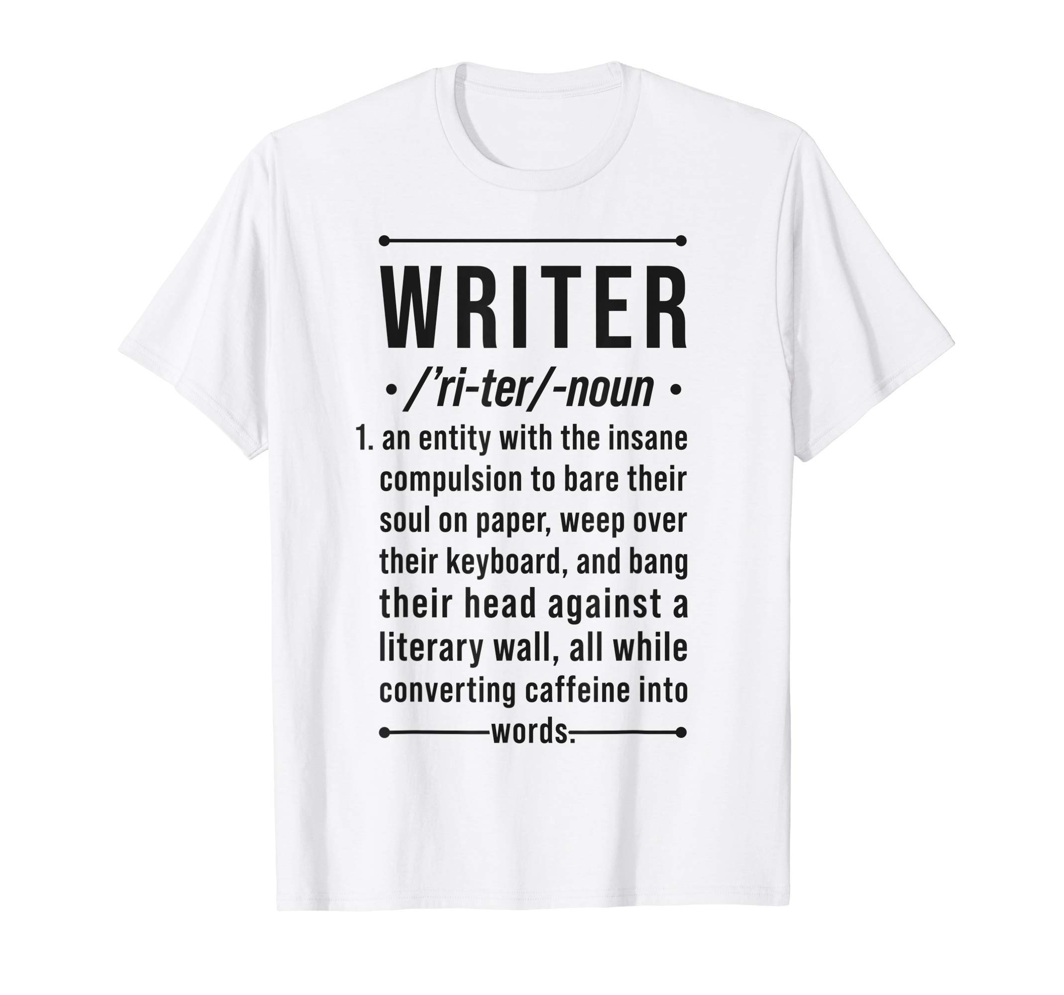 Book Lovers & Writer CoWriter Funny Noun Definition Book Author Novelist Poet Gifts T-ShirtOEKO-TEX STANDARD 100