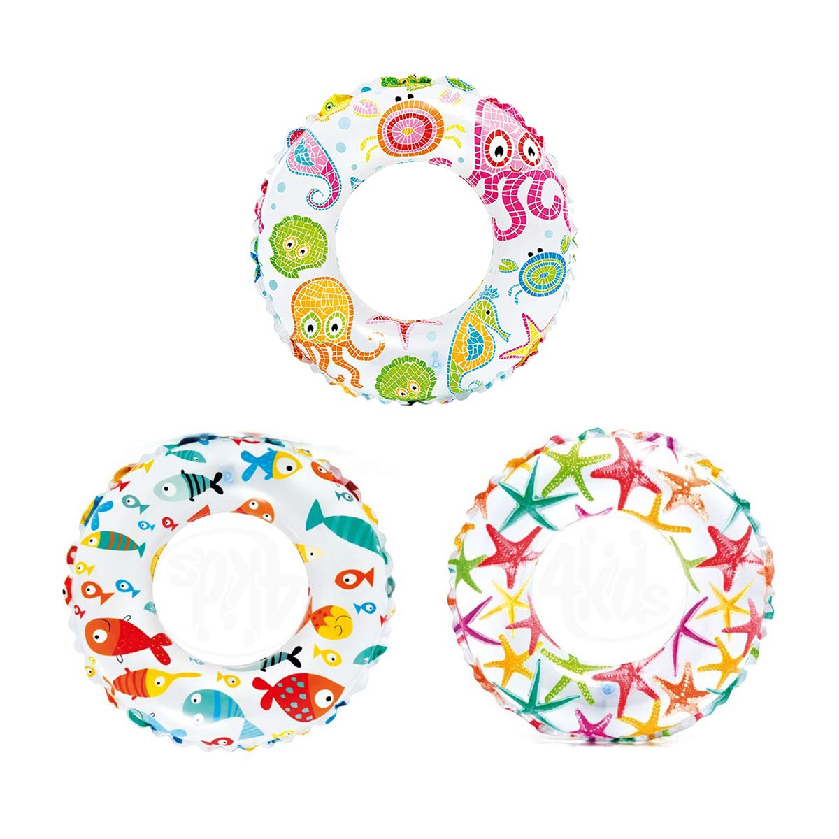 Intex - 59258NP - Bouée Géante À Poignée 76 Cm - coloris aléatoire - Jeux de plage Intex - 59258NP - Bouée Géante À Poignée 76 Cm - coloris aléatoire - Jeux de plage