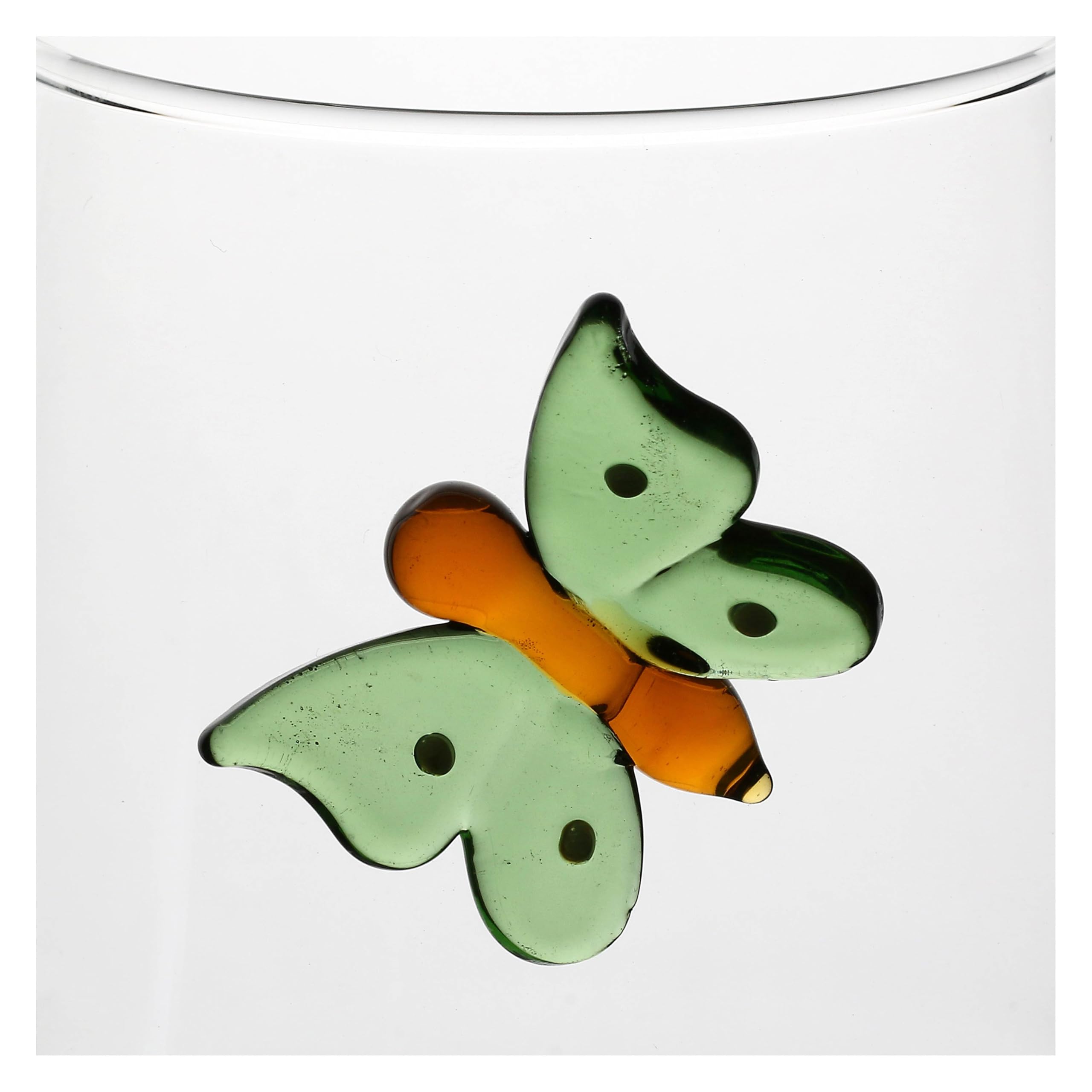 THUN Set 2 Bicchieri Bibita Incanto di Primavera, Borosilicato, 400 ml
