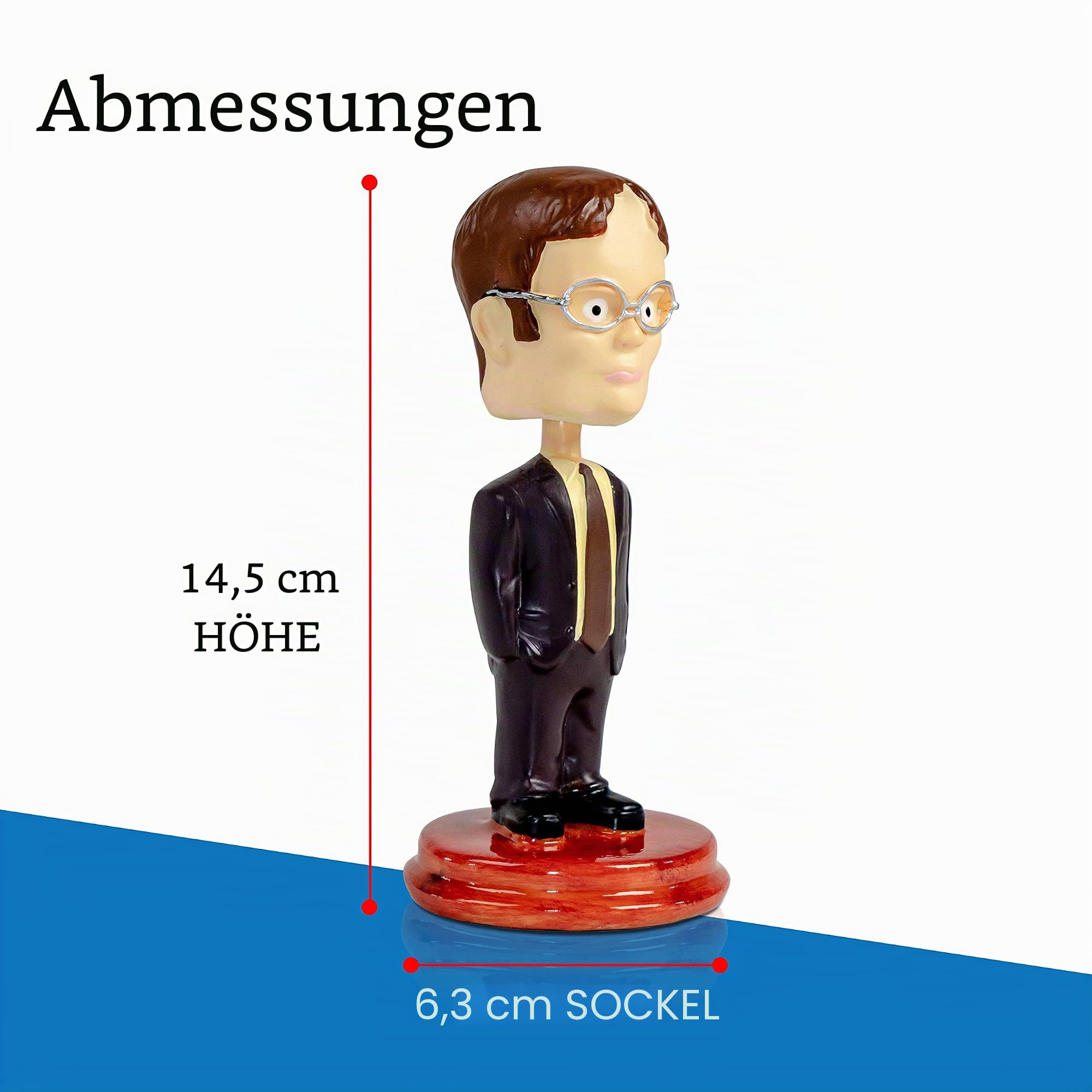 Scott's Tots Dwight Schrute Wackelkopf aus dem Büro - Ultimative Merchandise und Geschenke für Fans