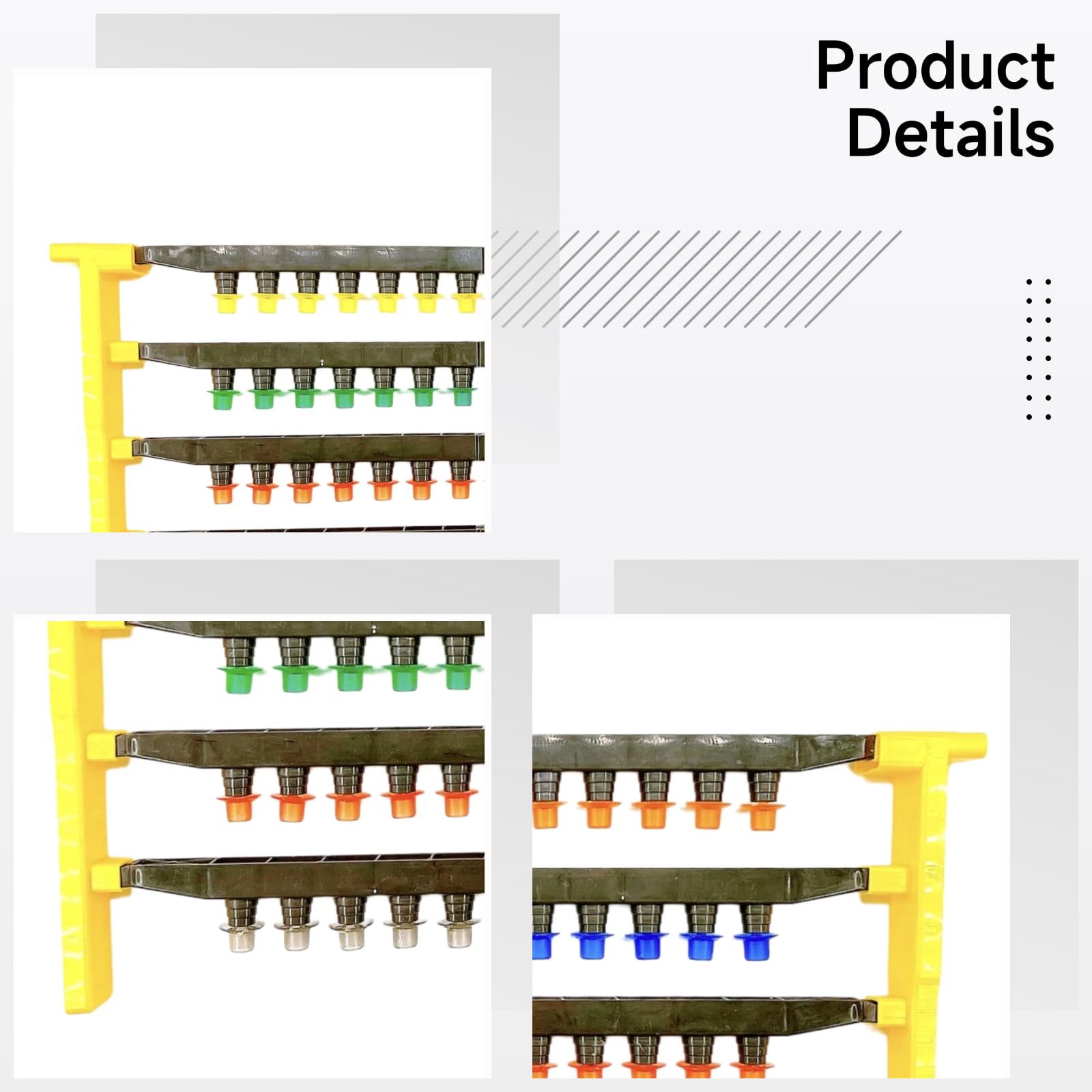 Kit d’élevage de reines avec barre de cellules pliable, cadre de support pour barre de cellules de reine, barres multi-usages et coupelles, fournitures apicoles pour l’élevage de reines