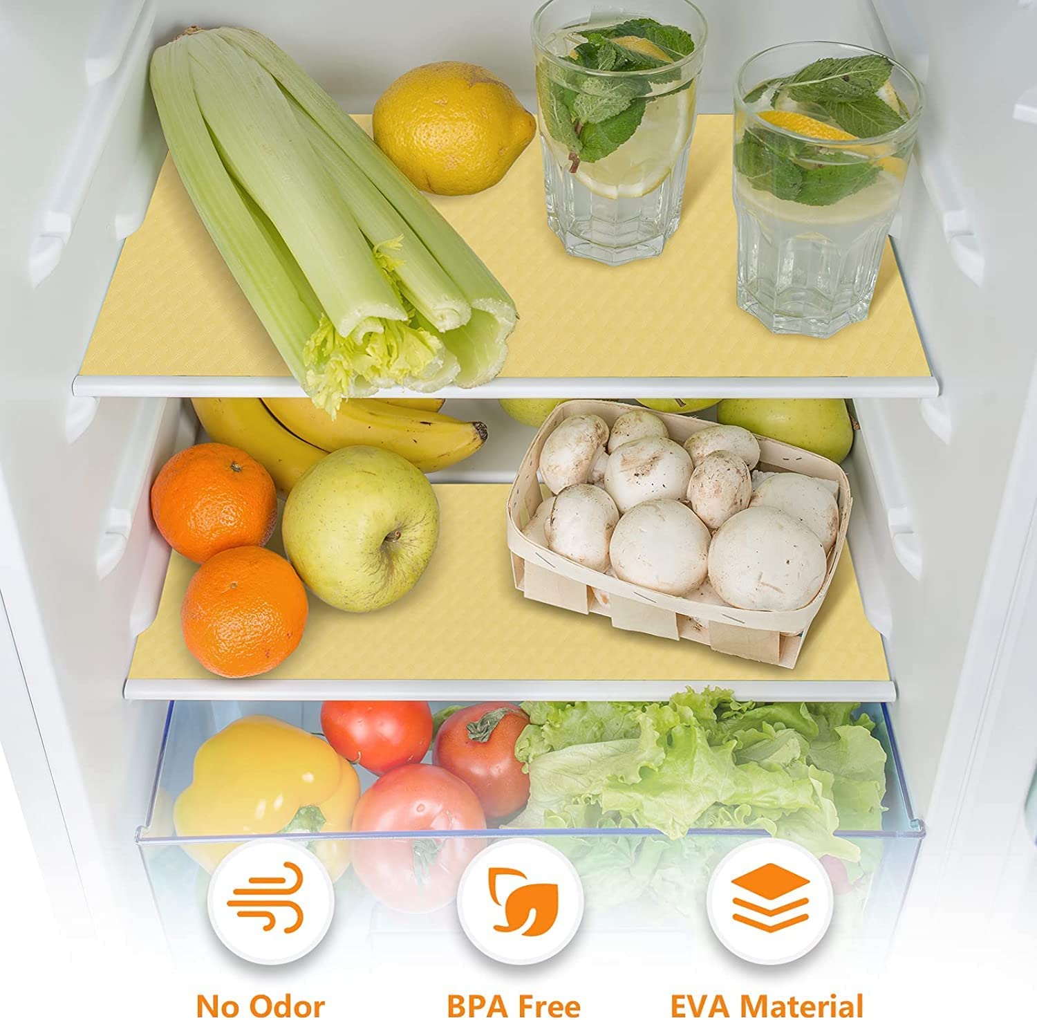 KayJen Anti-Slip Fridge Mat - Waterproof & Easy Clean -4 KayJen Anti-Slip Fridge Mat - Waterproof & Easy Clean -4