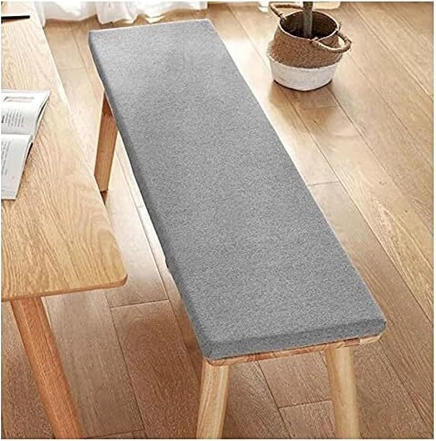 Coussin de banc en lin lavable idéal pour sublimer votre salle à manger