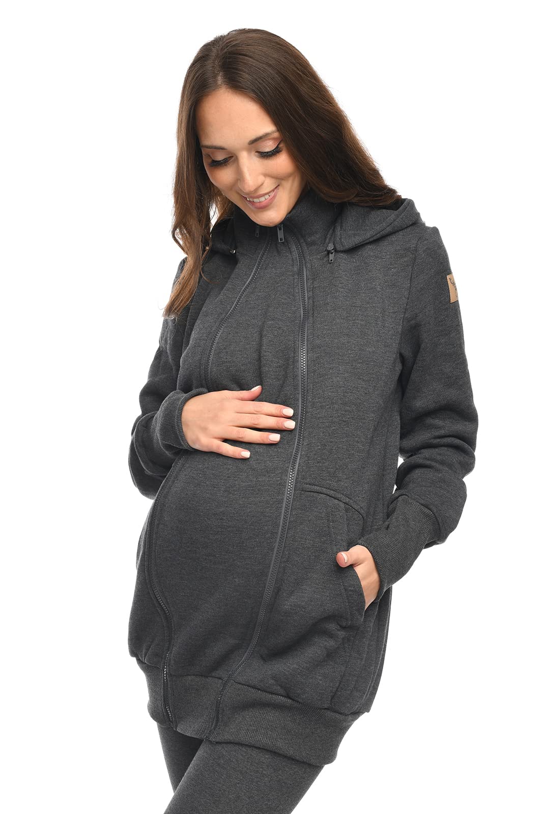 MijaCulture 3 in 1 4132 - Maglione premaman per marsupio