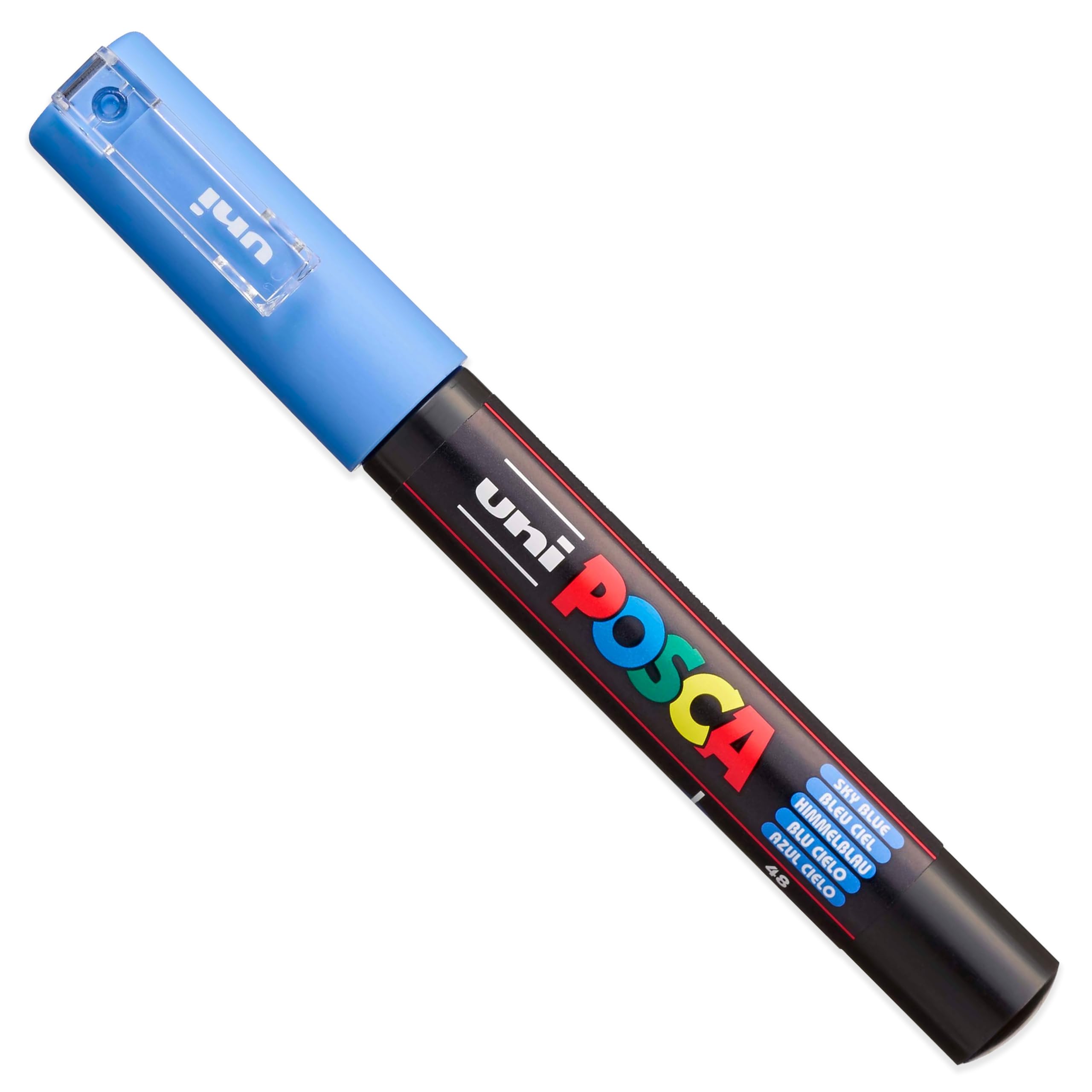 Posca - PC-5M / PC-3M / PC-1M - Pennarelli artistici - Confezione da 24 - Set regalo pastello, colori pastello assortiti