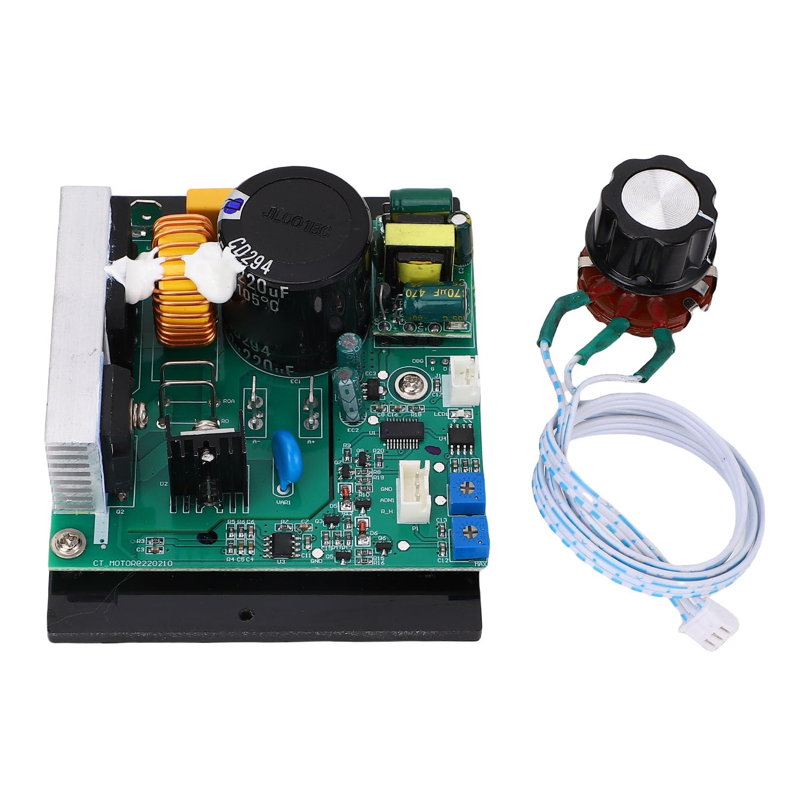 Placa de Control de Torno Mini con Salida Ajustable y Guardia de Sobrecarga Multifuncional con Salida DC0-180V para Motor 450-1100W