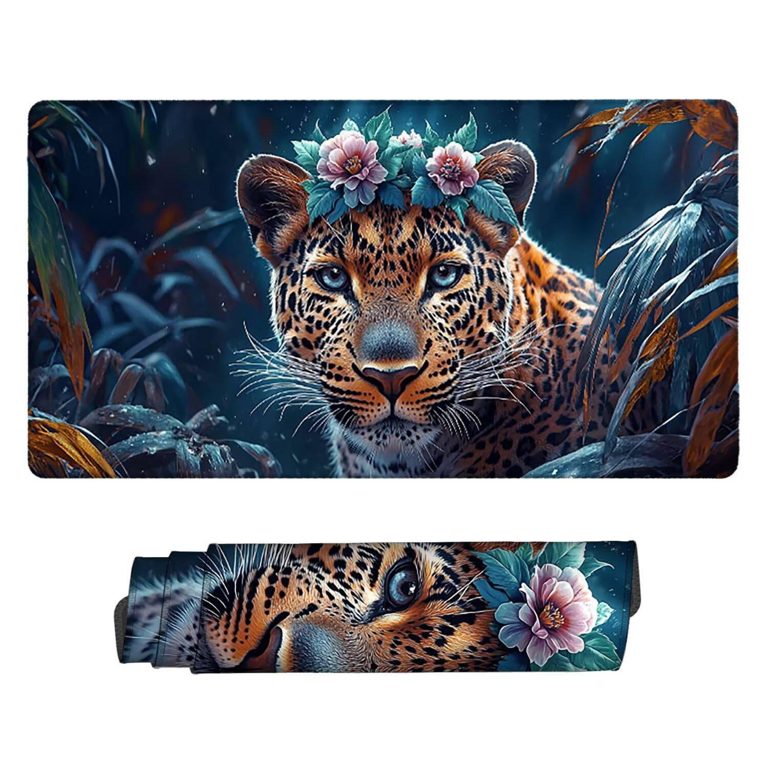 Podkładka pod mysz do gier, 1600 x 800 mm, XXL, duża gamingowa podkładka pod mysz, wodoodporna podkładka pod mysz, długa podkładka na biurko z przeszytymi krawędziami, mata na biurko z gumową