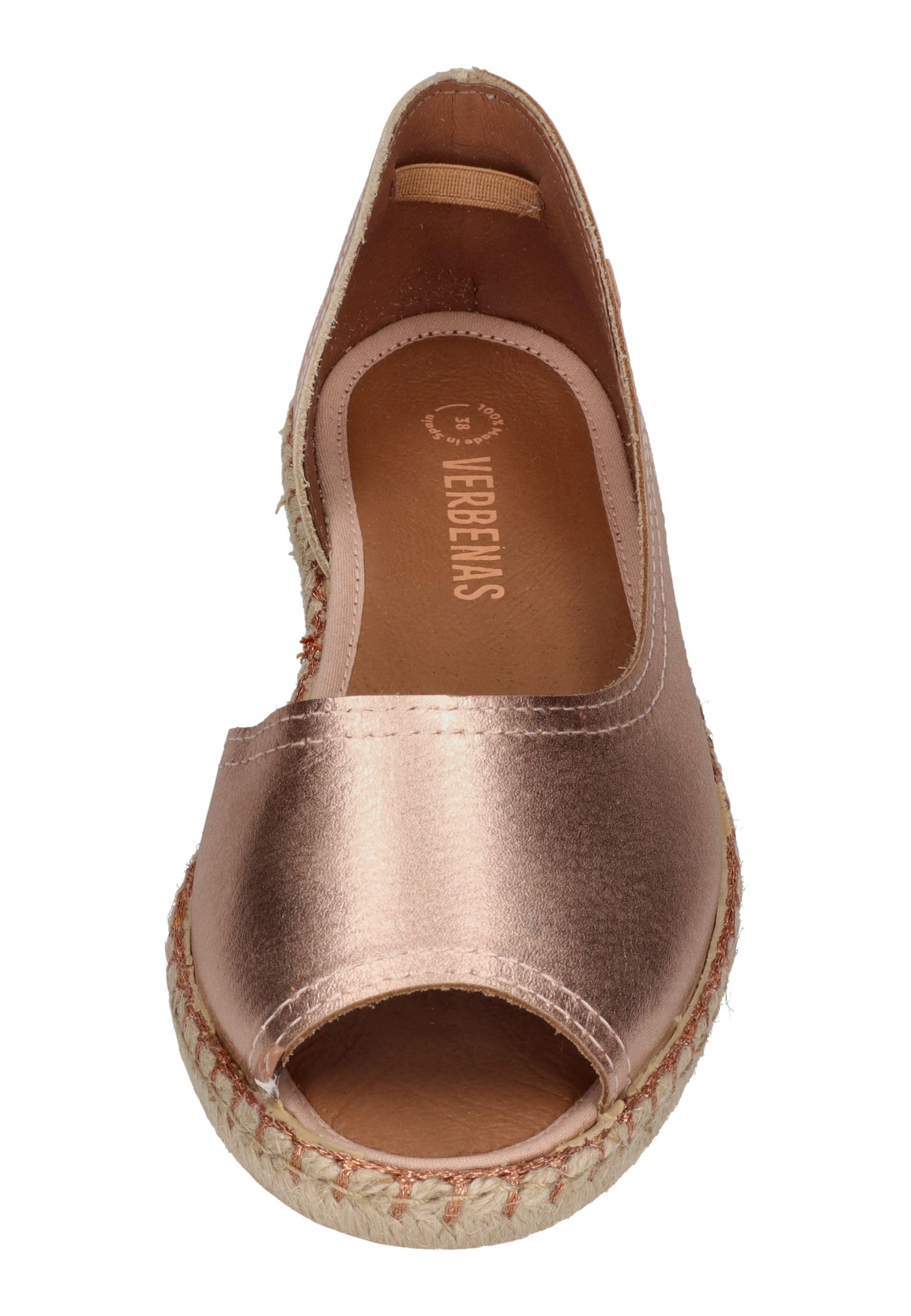 VERBENAS Damen Espadrilles Cruz nucleo Metal gal Monrovia