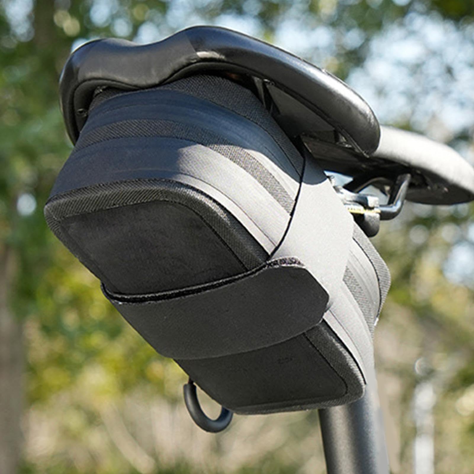 Borsa da sella per bicicletta, impermeabile da 0,8 l, con riflettente | organizer per sellino impermeabile, accessorio per il trasporto di attrezzi da viaggio per mountain bike e bici da strada