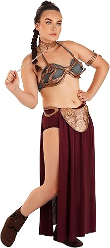 Rubie's Costume Co. Disfraz de princesa Leia de la prisionera de Jabba de Star Wars