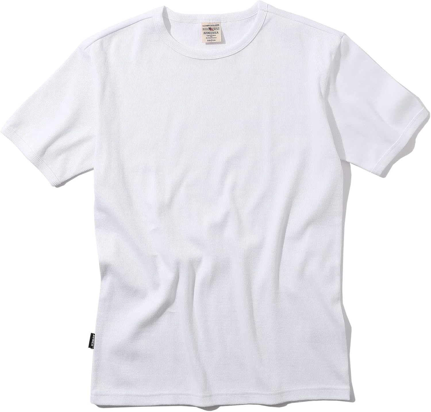 [アヴィレックス] Tシャツ半袖 (抗菌) (防臭 DAILY RIB CREWNECK TEE 6143502 メンズ