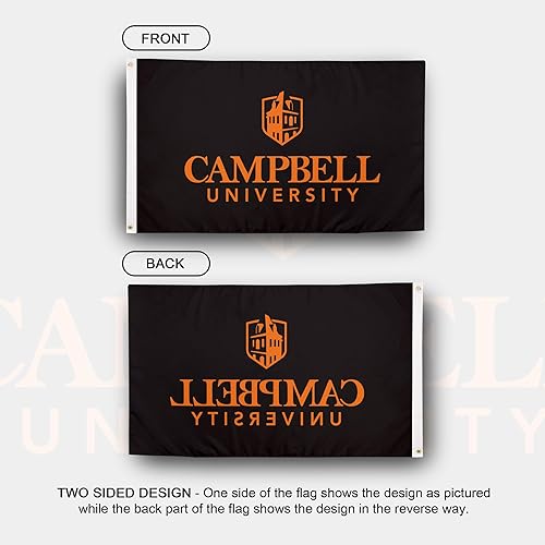 Miniatura 2 de Desert Cactus Campbell - Banderas de camellos de lucha con bandera de la universidad, 100% poliéster, para interiores y exteriores, 3 x 5 (estilo 6)