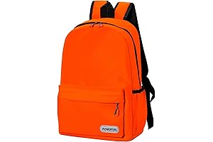 Cute Orange Backpack for Energetic Boys