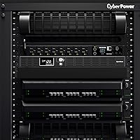 Vista 7 de CyberPower OR500LCDRM1U Smart App LCD UPS Batería de reserva y protector de sobretensión, 500VA/300W, 6 tomas de salida, AVR, montaje en rack 1U