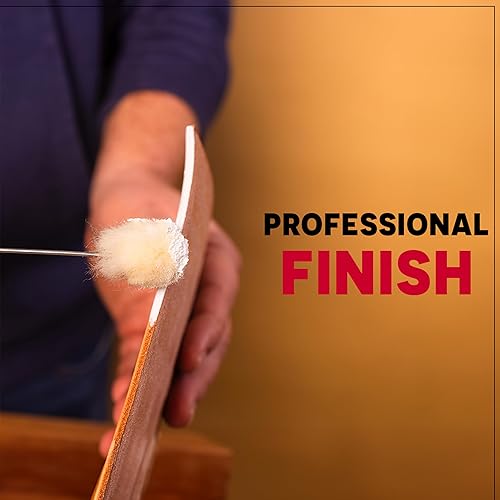 Miniatura 3 de Angelus Acabado de piel con borde de cuero, revestimiento de superficie de alto brillo, flexible, resistente al agua y bordes protectores de