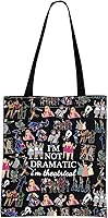 Vista 8 de GJTIM Regalo Musical Bolso de Teatro No Soy Dramático, Soy Teatral Bolso de Teatro Musical Regalo Bolso con Cremallera