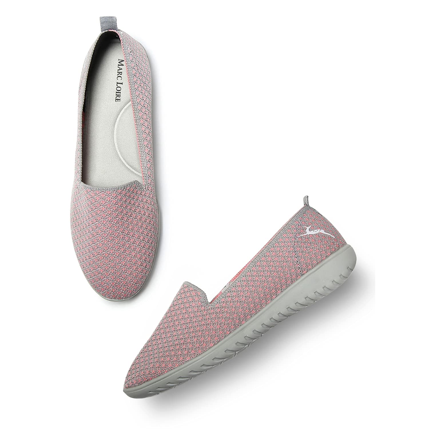Marc Loire Womens Athleisure Lightweight Knitted Active Wear Slip-On Shoes for Daily Walking (Pink, UK Footwear Size System, Adult, Women, Numeric, Medium, 5) (B099S1DK54) Amazon Price History, Amazon Price Tracker
