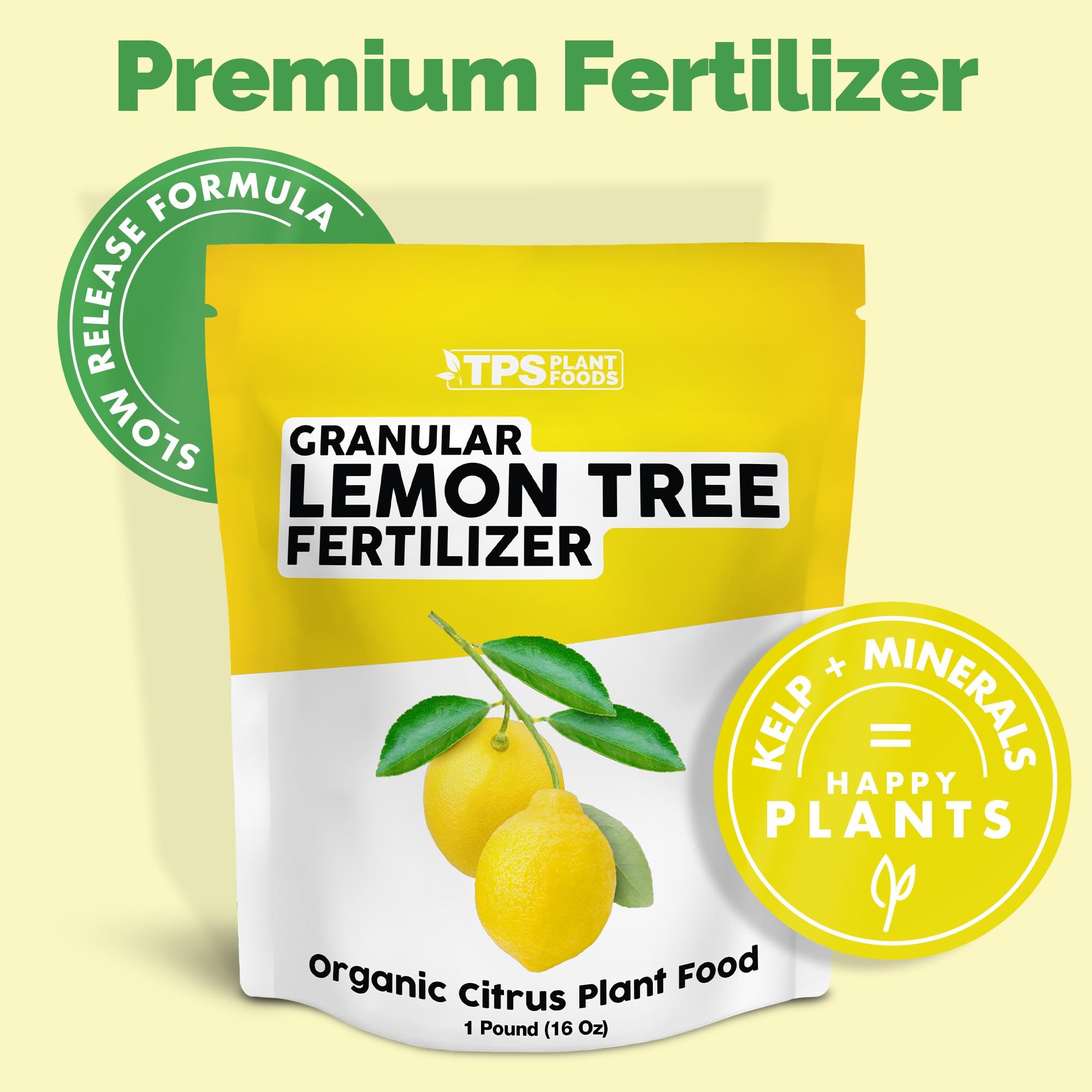 Amazon.com : Granular Lemon Tree Fertilizer  Organic Slow Release Plant  Food for Faster Growth, Stronger Roots & Higher Fruit Yield, 16 oz : Patio,  Lawn & Garden