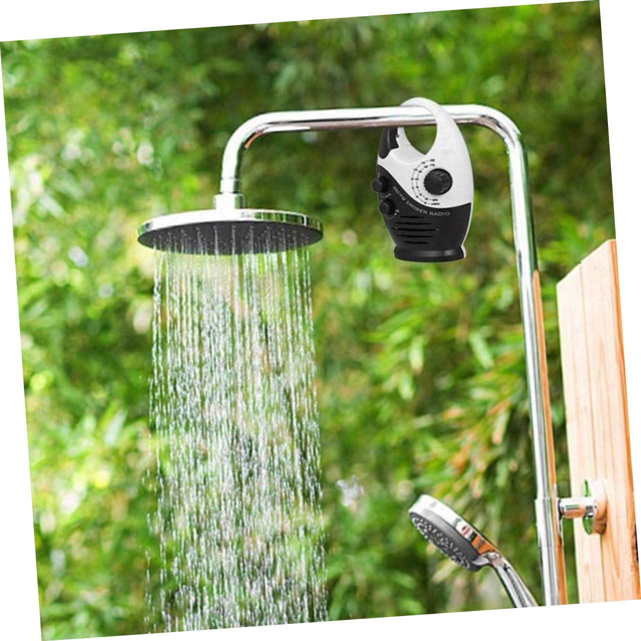 Holibanna Radio De Ducha Am FM con Altavoz Asa Superior para Baño Radio Portátil Resistente Al Agua para Uso Exterior
