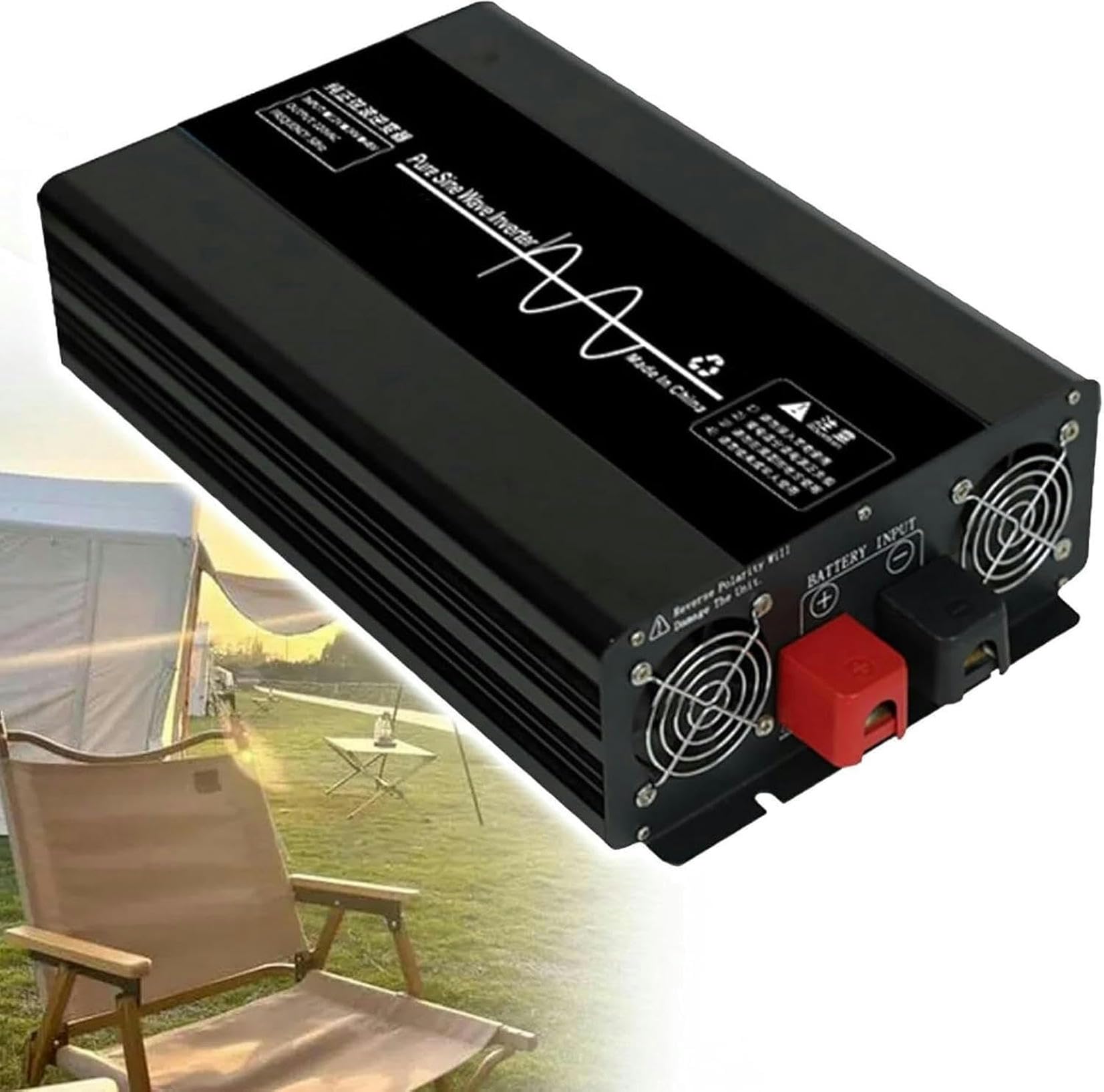 Inversor de Potencia de Onda sinusoidal Pura de 3500 W, 4500 W, 7000 W, 12 V/24 V/48 V/60 V/72 V CC a 110 V, 220 V, autocaravanas y Fuera de la Red con Pantalla LCD