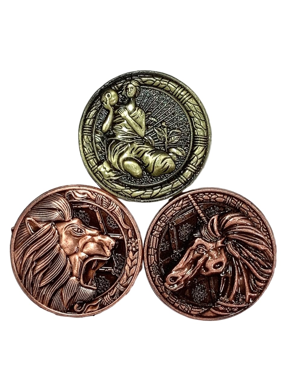 Amazon.co.jp: 「バイオハザード コイン ユニコーンメダル/バージンメダル/ライオンメダル セット」GHHY008 グッズ 映画  [並行輸入品] : スポーツ＆アウトドア