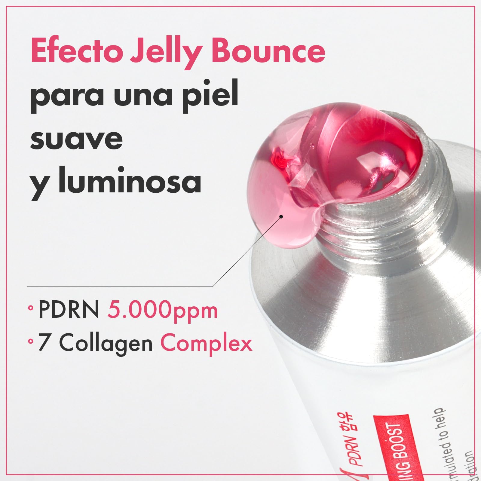 TOSOWOONG Crema Jelly PDRN y Colágeno, Reafirmante, Tono Desigual, Glow | 5.000ppm PDRN de ADN de salmón, Niacinamida, colágeno hidrolizado, hidratante, sin colorantes, K-Beauty, 50 ml