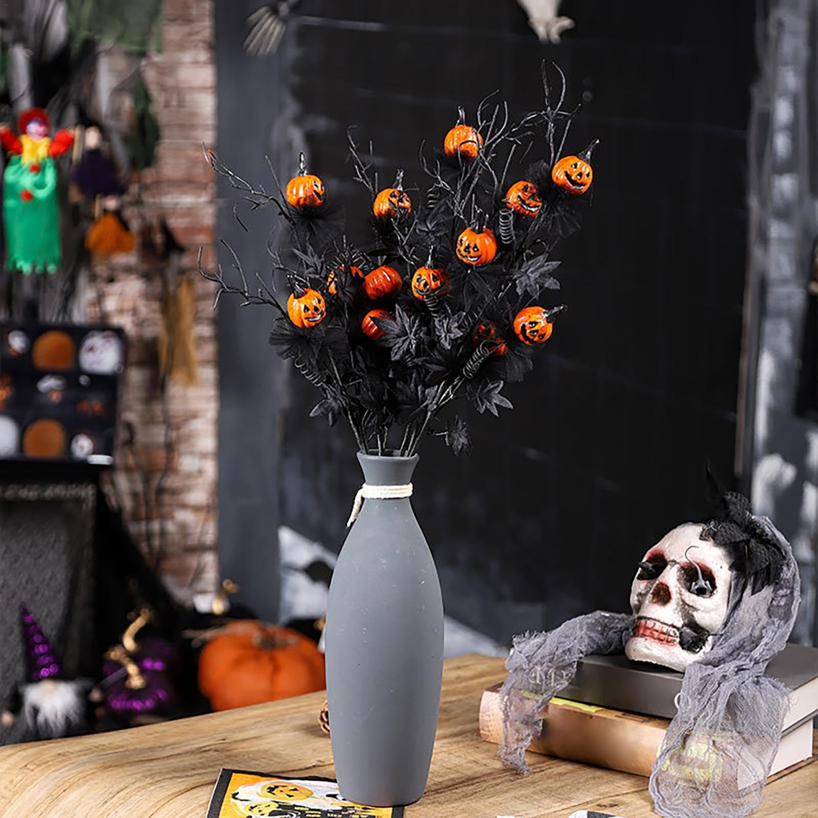 Amazon.co.jp: 黒い枝ハロウィン、ハロウィン造花 - ハロウィン