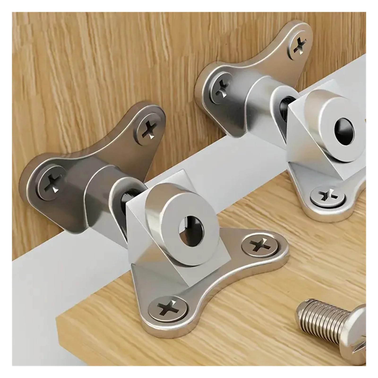 Staffe angolari rimovibili in lega di zinco | Set 10/20/30, connettori for scheda con viti abbinate(10PCS)