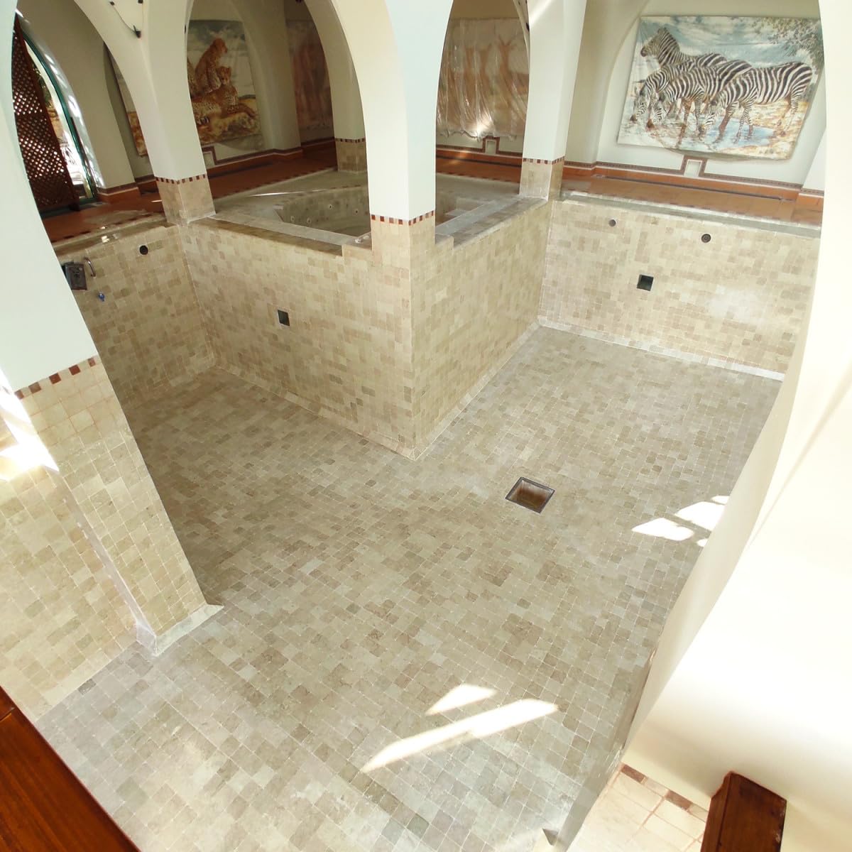 Resina Impermeabilización Piscina Embaldosada 10 m², soporte poroso Transparente | Impermeabiliza Azulejos y Hormigón, Imprimación de Adherencia, Repara, Resiste al Cloro y la Sal - Arcane Industries