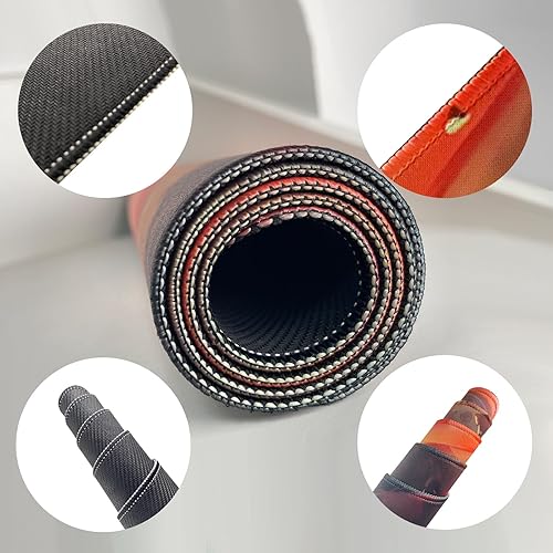 Miniatura 4 de Alfombra de juego personalizada de 24 x 14 pulgadas, antideslizante con bolsa para alfombra, zona de juego imprimible y bordes cosidos opcionales,