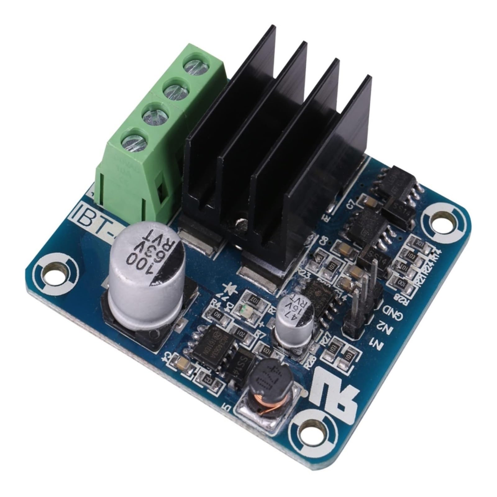 Módulo de accionamiento de puente H Controlador de motor de alta corriente de 50 A for rotación hacia adelante y atrás con aislamiento PWM Compatible con fuente de alimentación de 3,3 V a 12 V