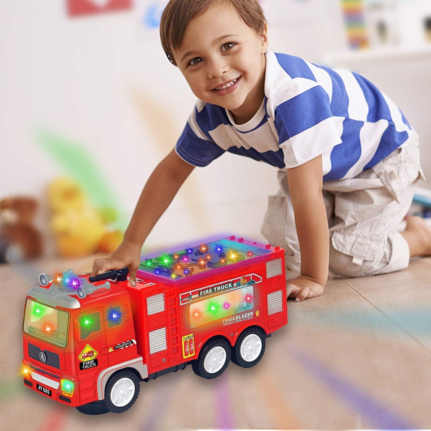 Electronic Bus Toy With Lights - 1:48 Scale City Traffic Car Model For Kids Age 6+