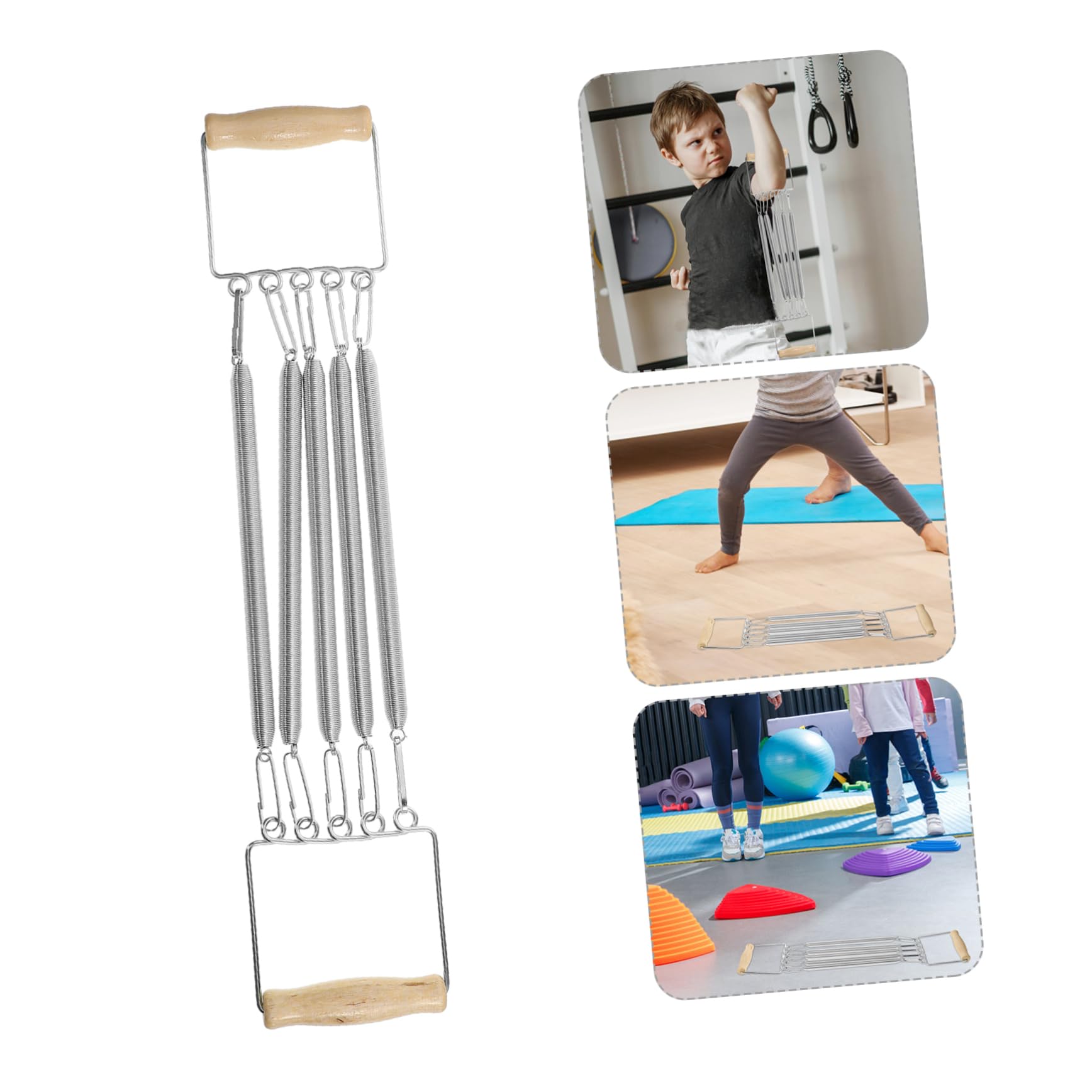 Happyyami 2st Federzug Brust Entwickler Brustexpander Für Männer Abnehmbare Federn Für Fitness Federwiderstandsbänder Abnehmbare Federbänder Wandseilzug-trainingssystem Federstahldraht