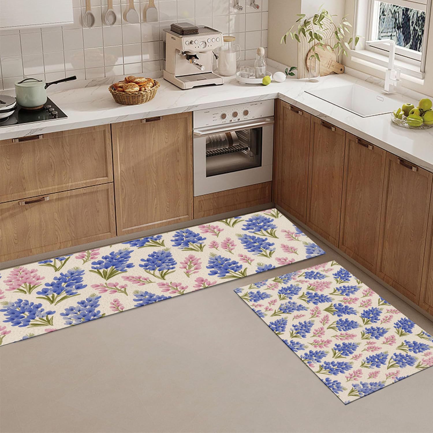 Plantes mignonnes tapis couloir long antidérapant pour en finir avec les sols glissants