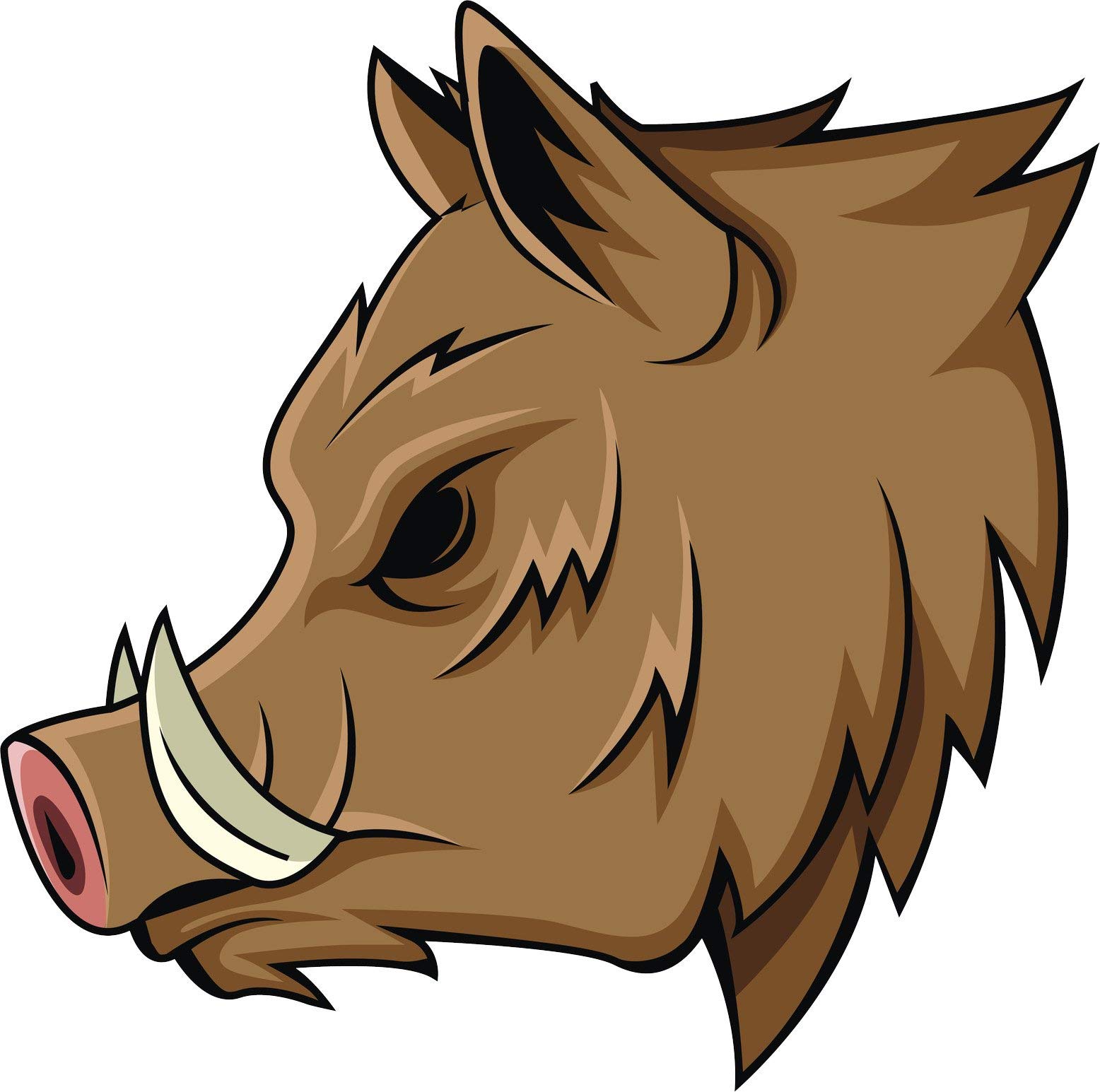 Wildside Auto Decals Hog Hunter Vinyl Sticker - Wild Boar Pig Decal For Car Truck Window - View #4