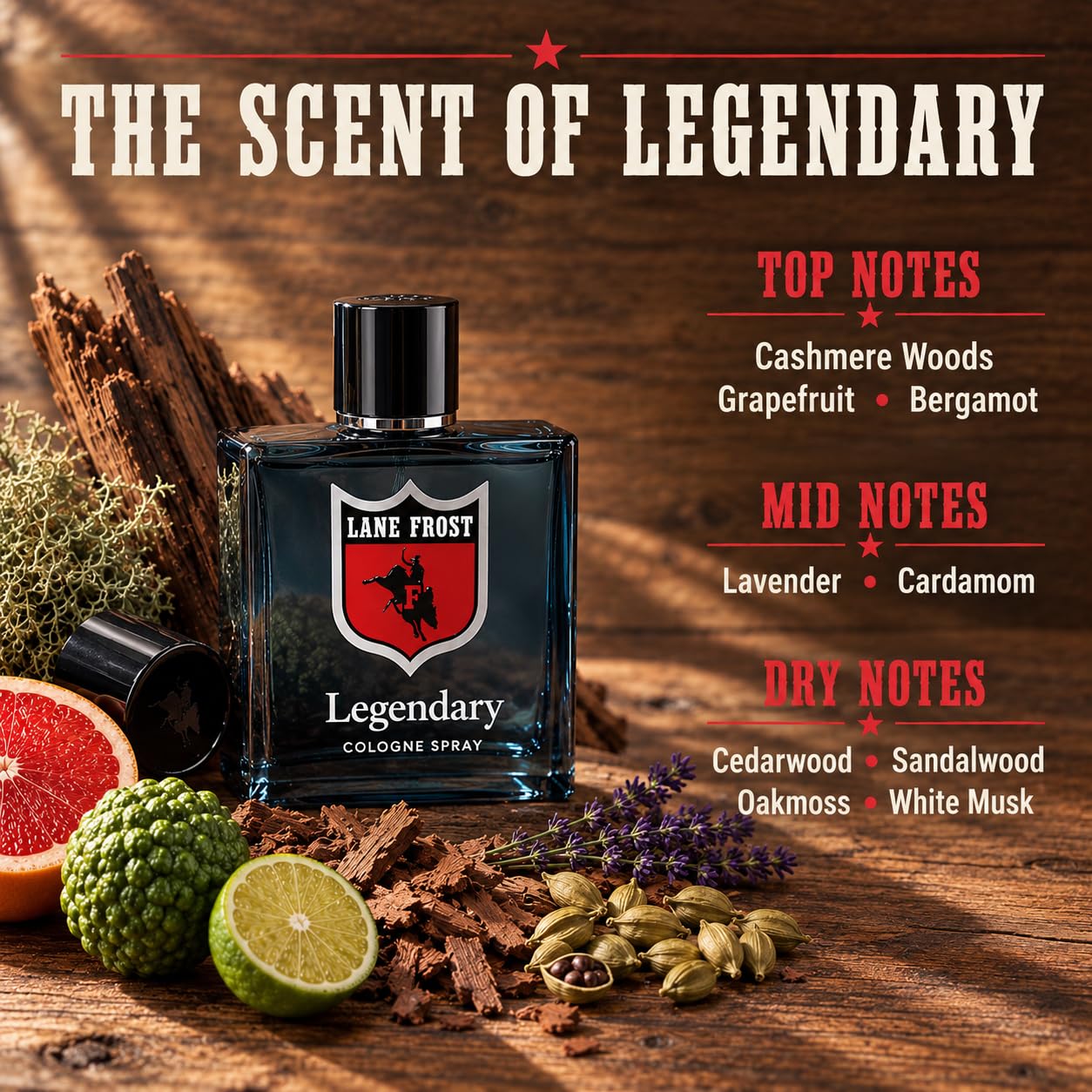 Lane Frost Legendary Cologne - Men's Fragrance -2