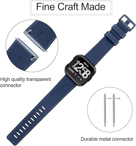 Miniatura 3 de AK - Pulseras deportivas compatibles con Fitbit VersaVersa 2Versa SE, repuestos suaves y multicolores para smartwatch Fitbit Versa Lite, para hombre